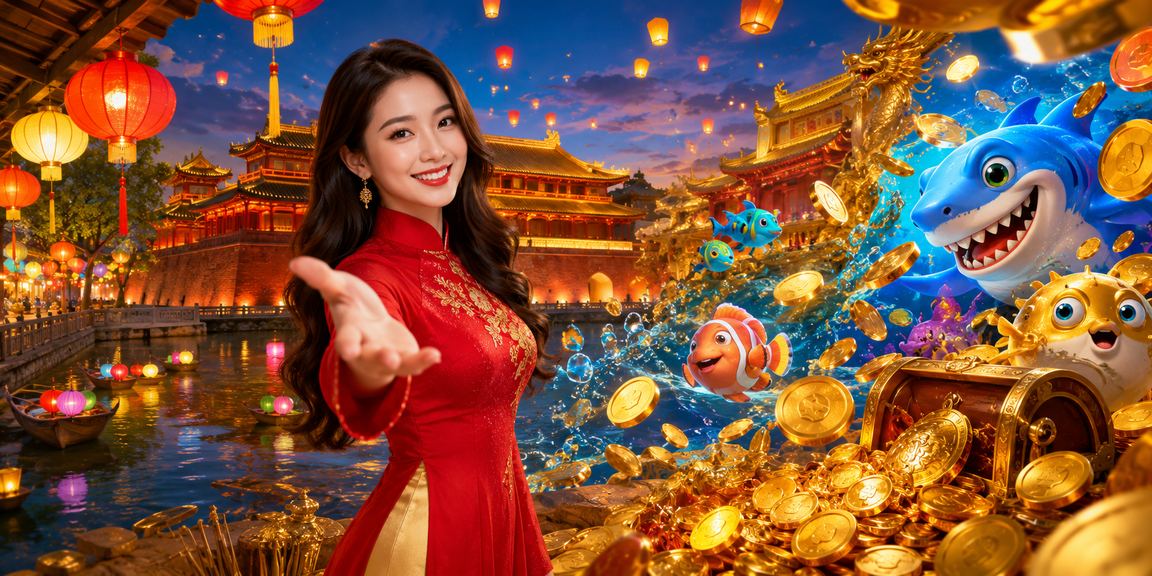 Thiếu nữ mặc áo dài tại Hội An sử dụng ứng dụng casino trên điện thoại