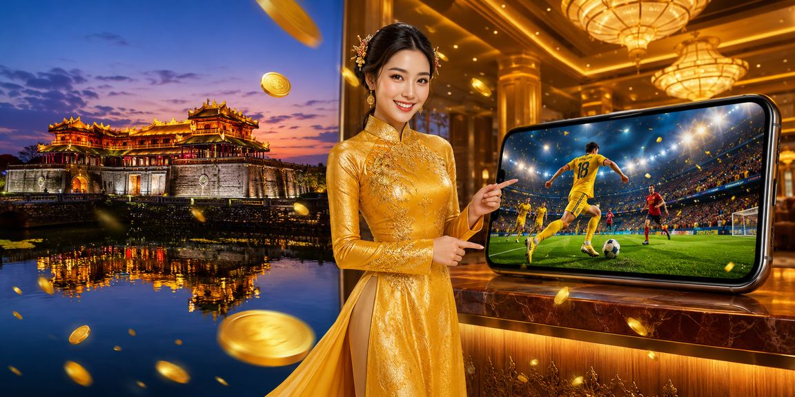 Người dùng tại Huế mặc áo dài theo dõi casino và phân tích cá cược qua điện thoại